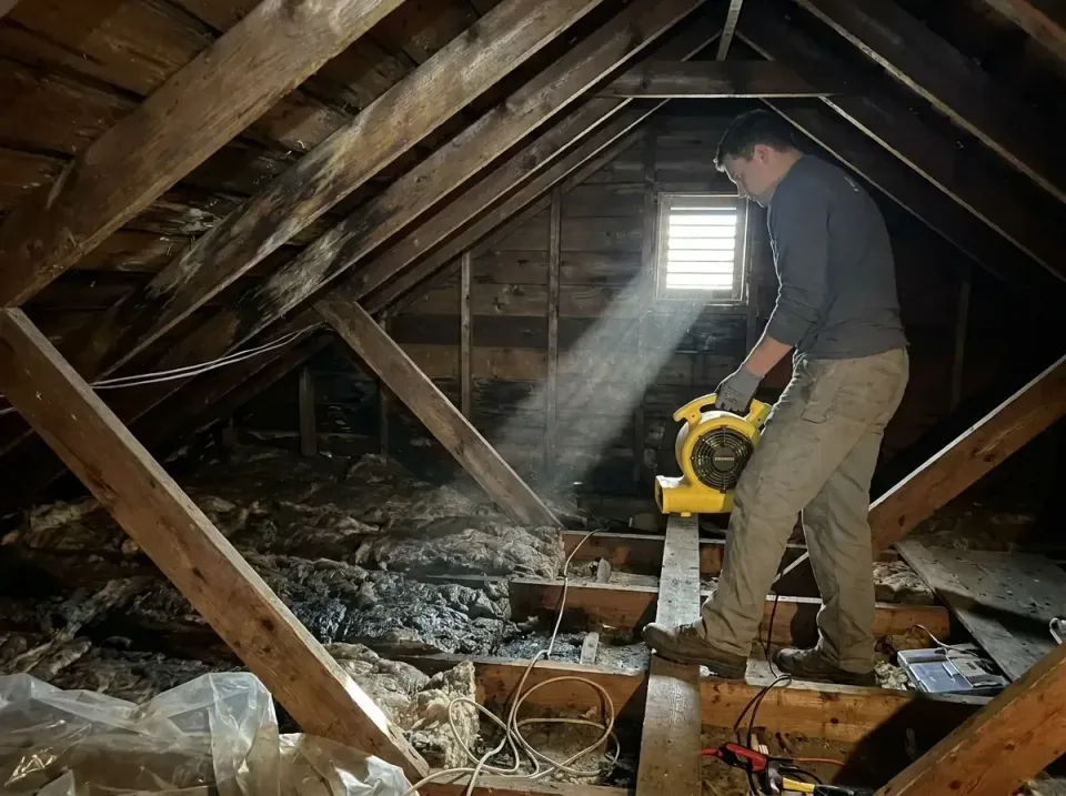 attic-water-damage-drying-proc-007 — frequently asked questions, Emergency Water Extraction & 24/7 Flood Response in Escobar…